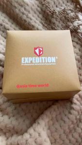 [Original] E6748 MCBBRBA Expedition Chronograph Mens Watch with Black Dial and Black Stainless Steel Bracelet | Official Warranty