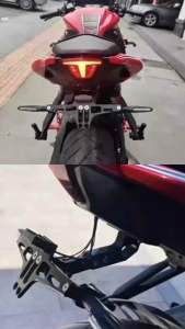 RSX150 Y16 MT15 NVX R15 R15ZR RS150 Y15ZR TAIL TIDY NUMBER PLATE HOLDER BRACKET WITH LED