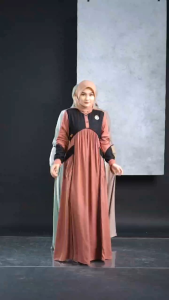 Glenca Dress by Nadheera luxury gamis Dress muslim wanita rayon prenium Simpel terbaru 2023