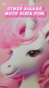 Stiker Kulkas 1 Pintu dan Sticker Kulkas 2 Pintu Unicorn