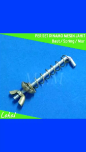( Spring + Baut set ) Per Dinamo Mesin Jahit Industri / Spring Clutch Motor Industrial