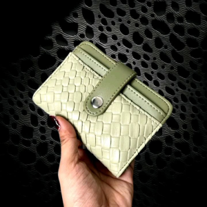 Dompet Wanita LELA: Motif Anyam Tikar & Kulit Sintetis Premium