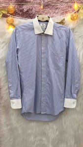 Áo Sơ Mi Nam Kẻ 2 hand Nhật hiệu BRICK HOUSE- Size S(#A177)