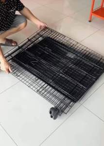 กรงสัตว์เลี้ยง กรงพับได้ กรงสุนัข กรงแมว กรงกระต่าย กรงใส่สัตว์ กรง C5 และ C5P  ขนาด 63x91x74 ซม