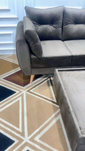 Sofa L Putus Minimalis Free Meja / Sofa / Sofa Retro Set