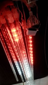 Lampu LED Meteor Merah putih/Lampu Hujan/Lampu LED Warna Warni/Lampu merah putih
