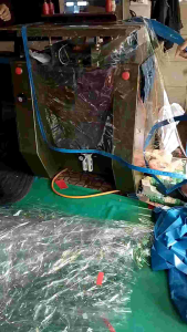 trapal tricycle 4ftx2ft pang likod G#12 waterproof quality thick rain Cover heavy duty pang tabing