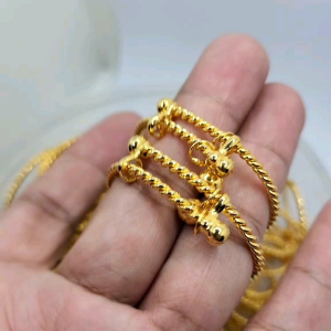 Gelang Anak Bayi Lapis Emas 24k Isi 2