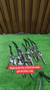 [ TUOSEN ]Súng xì khôxịt hơi thép Chrome không gỉ TAIWAN A-09 187PSI