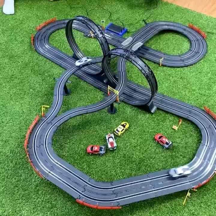 Slot Racing C Slot Racing Car with Race Track Toy Cars Matchbox diecast car with race track gift Lazada PH