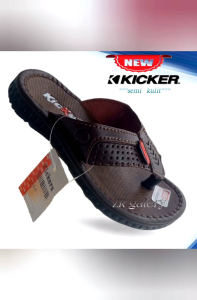 SANDAL JEPIT SEMI KULIT ANAK LELAKI model CASUAL TERBARU