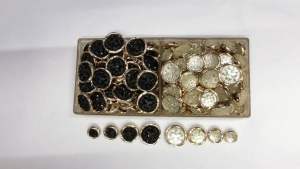 Set 5 nút kiểu đẹp và sang trọng dùng kết áo khoác áo vét áo kiểu