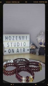 HG025 Gelang Mutiara Merah Naga Bunga Unik Pixiu Keren Hoki Keberuntungan