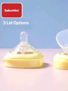 Sakumini Baby Botol Minum Sedotan Training PPSU 240ml Straw Cup