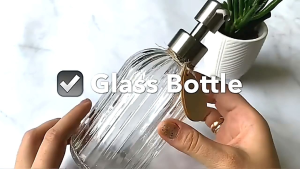 500ML Multipurpose Dispenser / Glass Soap Dispenser /Botol Kaca serbaguna/Botol Sabun