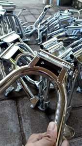 STANDAR TENGAH F1Z R CROME JAGANG TENGAH YAMAHA FIZR FORCE 1 ALFA VEGA LAMA UNTUK BAN BESAR TINGGI 25CM SET JAGANG SAMPING FREE PER