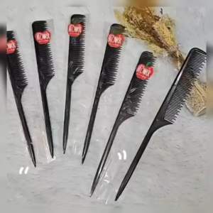 SISIR SASAK LANCIP / SISIR SALON HITAM / SISIR SANGGUL / SISIR UJUNG RUNCING / SISIR CATOK / SISIR RAMBUT PANJANG / SISIR PANGKAS / BARBER COMB / SSS3760