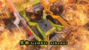 2-in-1 Construction Push Loader & Dump Truck Toy with Movable Joints Shipped personally every item carefully checked