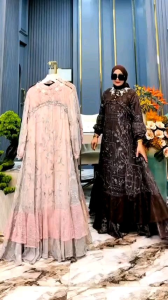 ZIFA FASHION || COD || ALISA DRESS SET PASHMINA || GAMIS FREE PASHMINA BY ASOPUROH || GAMIS Oranza BORDIR MIX CINTILY MODEL TERBARU LD 110CM PB 140CM SIAP KIRIM || GAMIS LEBARAN 2026 KEKINIAN MODIS || DRESS STAYLISH 2026 BESTSELLER || *ST