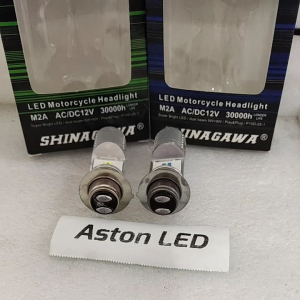 LAMPU BOHLAM H6 CSP 12 MATA LED SHINAGAWA AC DC BISA MOTOR BEBEK & MATIC PNP