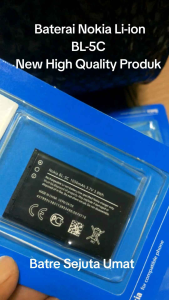 Baterai Nokia BL5C Lion Batu batre batrai hp jadul 1100 1200 2710 6600 3100 5030 1680 2610 bt bl 5c