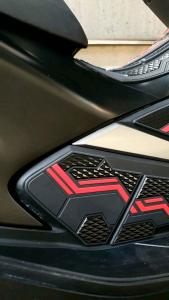 Misoka Lower Deck cover Pcx 150/Aksesoris Motor Honda/Rubber Karet/Pelindung Body Motor/Murah Keren BUKAN Hayaidesu