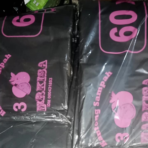 kantong plastik sampah 60x100 isi 10 lembar tebal kuat ulet ketebalan 040micron kuwalitas terjamin superr