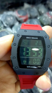 JAM TANGAN SKYMAX 2118 L ORIGINAL WATERESIS TALI RUBBER WANITA FREE BATRAI CADANGAN (Andre What 97)