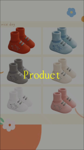 Sepatu Bayi Kaos Kaki Laki-Laki Perempuan Model Terbaru Anti Slip Dan Nyaman Untuk Anak Usia 0 12 Bulan