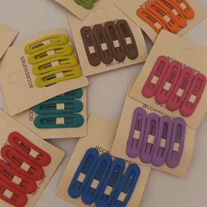 🇲🇾 Korea Fashion 4pcs Set Mini HairClip Kids Baby Girl y2k BB Hair Clips Small Bang Clip Klip Rambut 多巴胺彩色发夹 迷你鸭嘴夹刘海侧边发夹