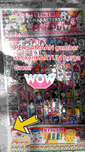 MAINAN ANAK PERSAMAAN SETIKER GAMBAR BERHADIAH YG LG VIRAL