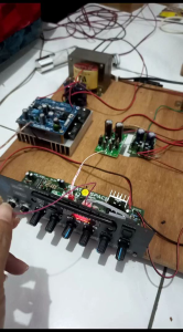 Modul MP3 + Bluetooth 5-12V LED Merah atau Biru Tanpa Box