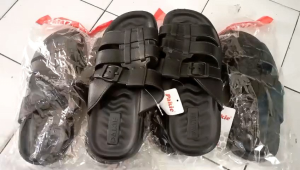 TERBARU Sandal Pria Selop Karet Santai Slip On  Sandal Casual Pria