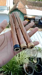 klokotan once pipa kayu Bidara kombinasi kemuning gading B76