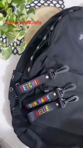 Personalized COLORED Font regular size BAGTAG / TUMBLER TAG
