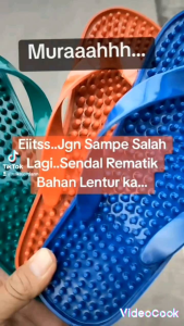 sendal REMATIK sandal jepit refleksi DURI KECIL WARNA DOP SANDAL KESEHATAN SENDAL TERAPI