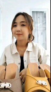 Sandal Wedges Koko Selop Kekinian