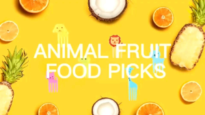 Tusukan Bento Lucu / Garpu Bento Bentuk Kartun / Dekorasi Bento Anak