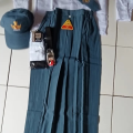 Setelan Seragam SMA Panjang Permpuan Super Lengkap. 