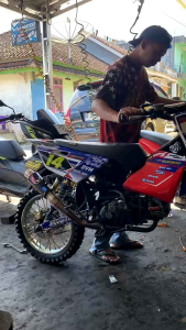 knalpot racing RBT GTX Tipe JR1 BLACK COATING kenalpot karisma Jupiter vega Astrea Revo abs Suprax 125 dll