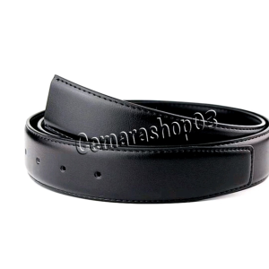 TALI GESPER KULIT PRIA IMPORT MEN BELT IKAT PINGGANG SABUK KIA MADRID HITAM