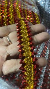Adorno | #M22-133 Metallic Foil Trimmings Gold / Silver Lace Trimmings 3Yards per Roll