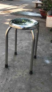 Ghế đẩu inox 304 100% cao 50cm bảo hành trọn đời
