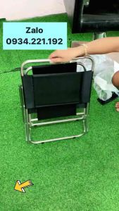 Ghế Xếp Inox Cafe Câu Cá Du Lịch Dã Ngoại Giá Sỉ