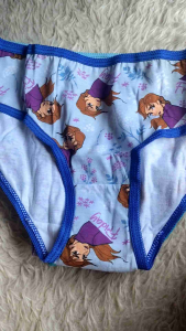 Girls Cartoon Panties - Assorted Designs - 8T - Pull Out Style - Sleepwear & Underwear - Kids Clothing - Girls Clothing