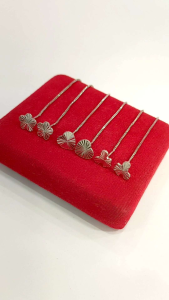 ANTING JARUM PERAK 925 ASLI LAPIS MAS
