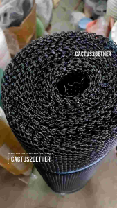 ตะข่ายพลาสติกสีดำ ความสูง 90 ชั่วโมง ขนาดรู 1/3/5/7/9 มม