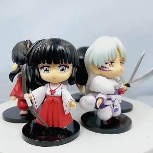 Mô hình InuYasha - Higurashi Kagome Sesshomaru Kikyou Kikyo - 6 mẫu nhân vật chính bán lẻ - Cao 9~11cm - Inu Yasha - Khuyển dạ xoa