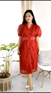 FemmeOls Daster atau Dress Hamil Ibu Menyusui Brukat Lylia