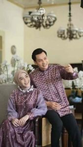 ASMARA COUPLE SET DRESS KURTA SILK MOTIF ETNIK PREMIUM BY TULUS